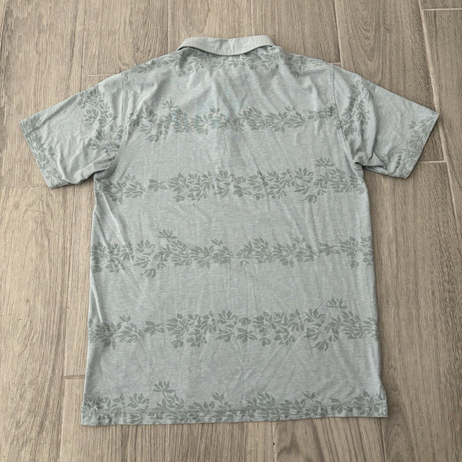 Other Linksoul Mens Medium Tempus Fugit Polyester Floral Golf Polo Size US M / EU 48-50 / 2 - 2 Thumbnail