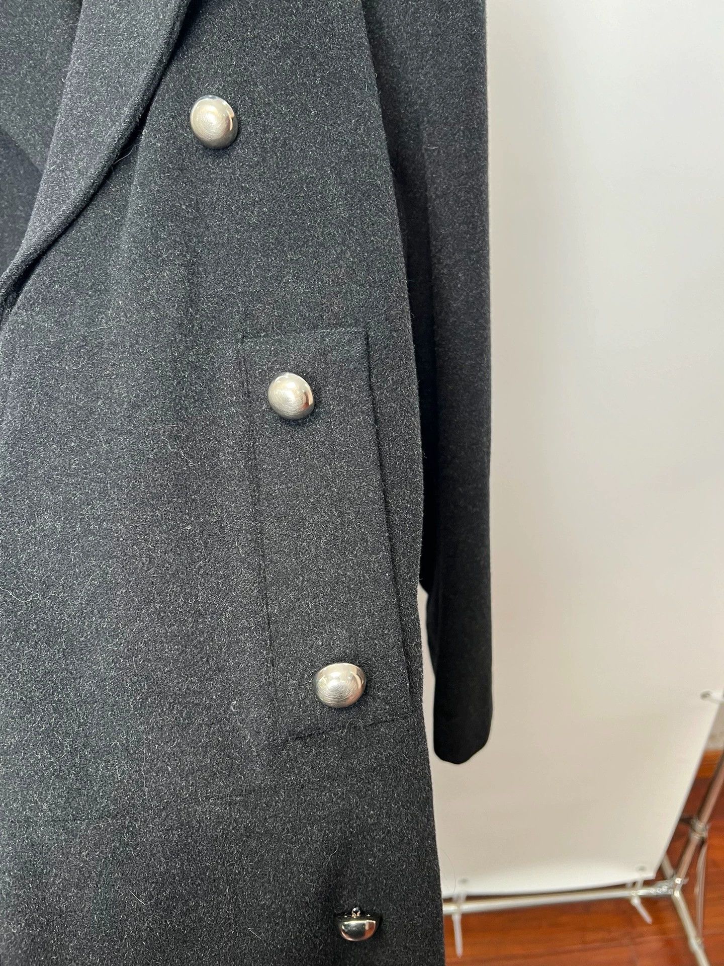 Yohji Yamamoto Yohji Yamamoto YS Wool Blend Button-Down Coat Size L / US 10 / IT 46 - 6 Thumbnail