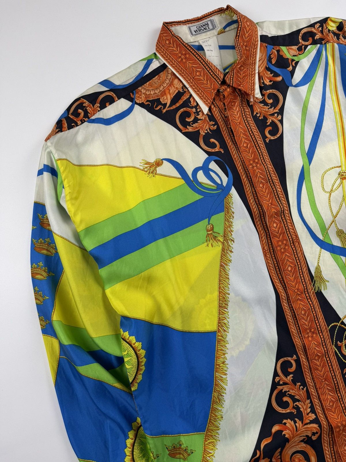 Versace Gianni Versace 1993 Silk Shirt Size US XL / EU 56 / 4 - 3 Thumbnail