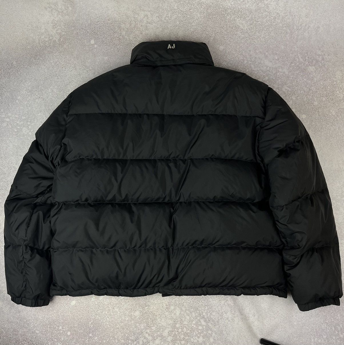 Armani Giorgio Armani Vintage 90s Full Black Down Jacket Puffer Size US XL / EU 56 / 4 - 2 Thumbnail