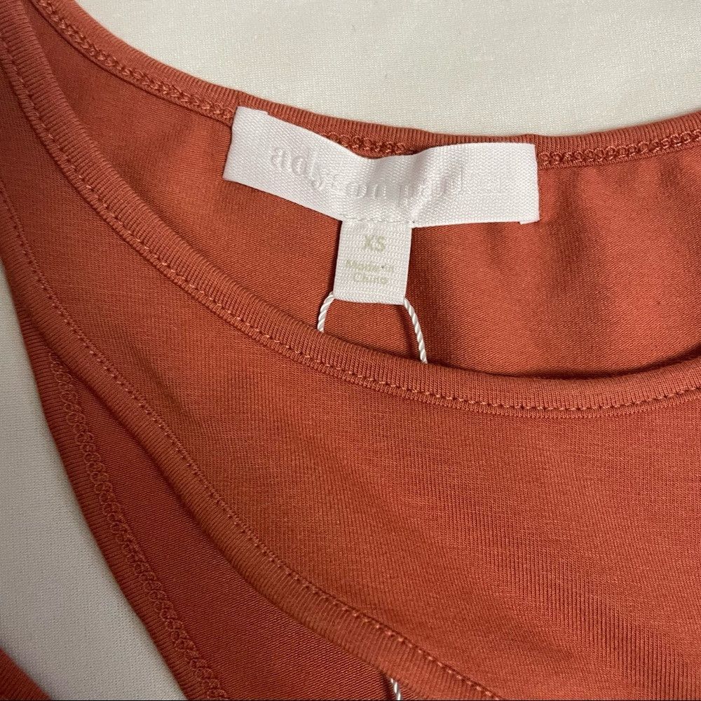 Other NWT New Adyson Parker Rust Cut Out Knit Top Size XS Size XS / US 0-2 / IT 36-38 - 7 Thumbnail