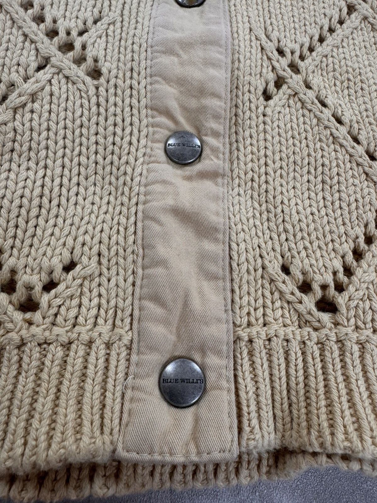 Designer BLUE WILLI’S Cardigan Blue Willis Laces size L-XL Size XL / US 12-14 / IT 48-50 - 10 Thumbnail
