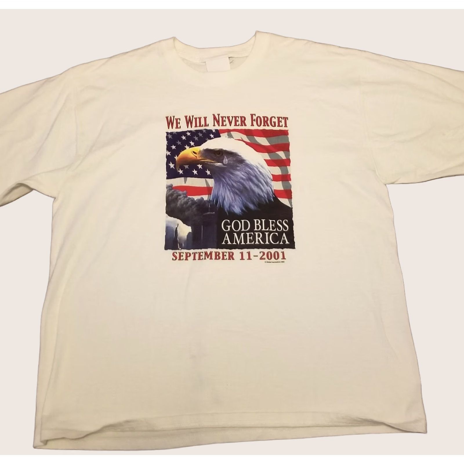 Streetwear × Vintage Frank Hassle 9/11 Tshirt | Grailed