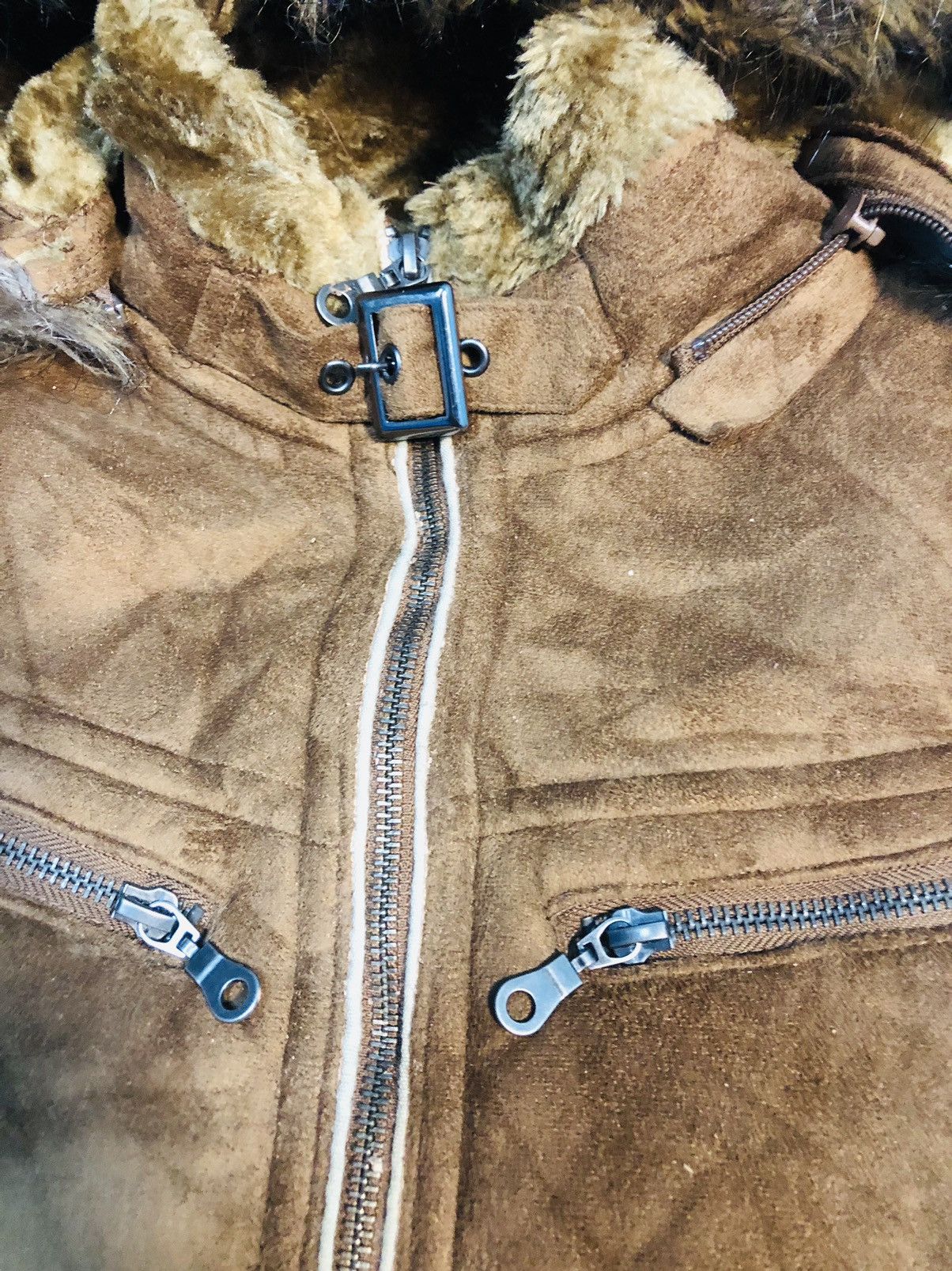 Japanese Brand Furry Leather Jacket (9) Size US M / EU 48-50 / 2 - 4 Thumbnail