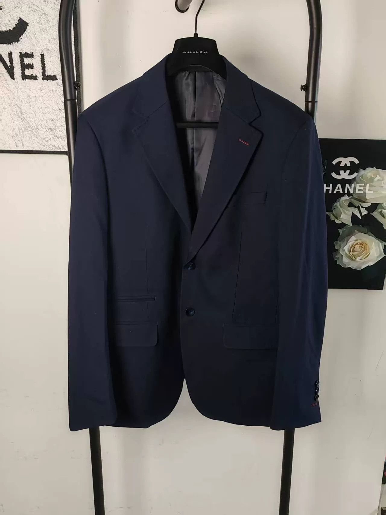 Hugo Boss Boss Wool Suit Jacket for Sale Size US M / EU 48-50 / 2 - 1 Thumbnail