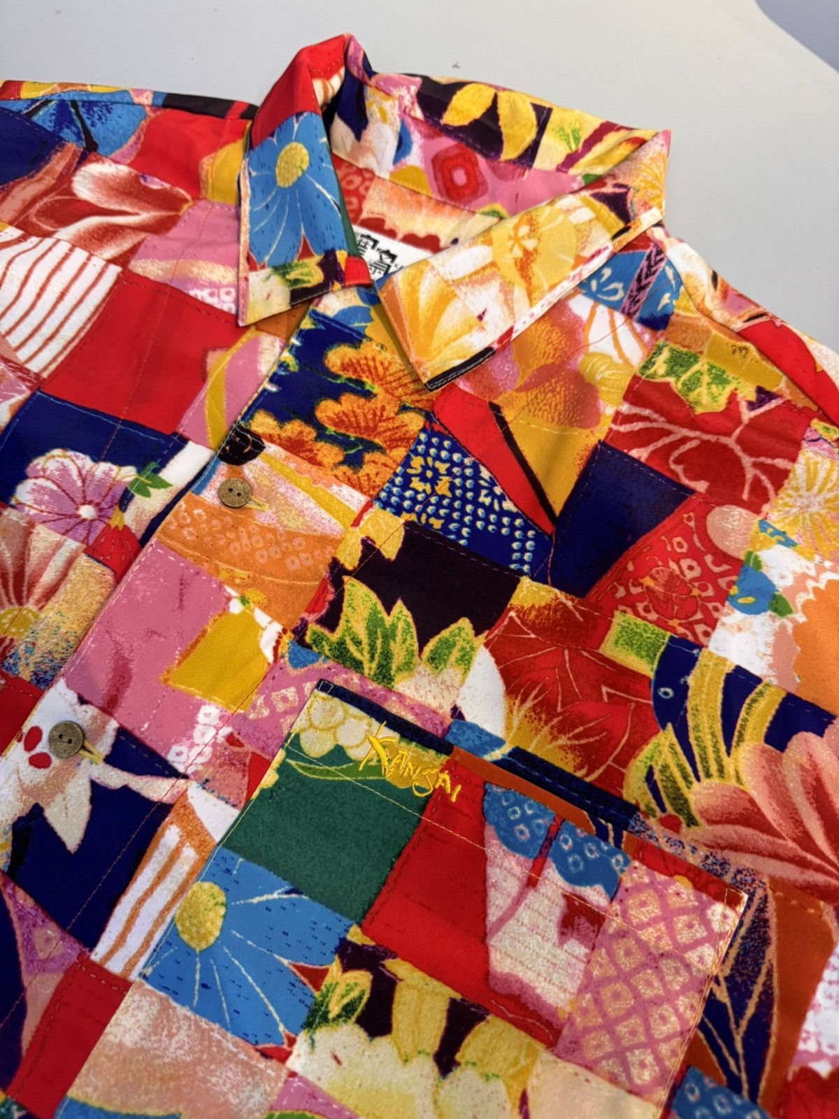 Kansai Yamamoto Kansai Yamamoto Floral Sakura Japan Size US XL / EU 56 / 4 - 1 Thumbnail