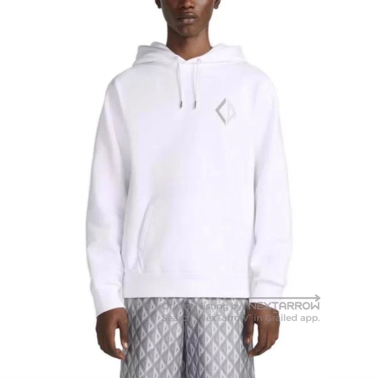 Dior White Diamond Logo Hoodie. Size US S / EU 44-46 / 1 - 6 Thumbnail