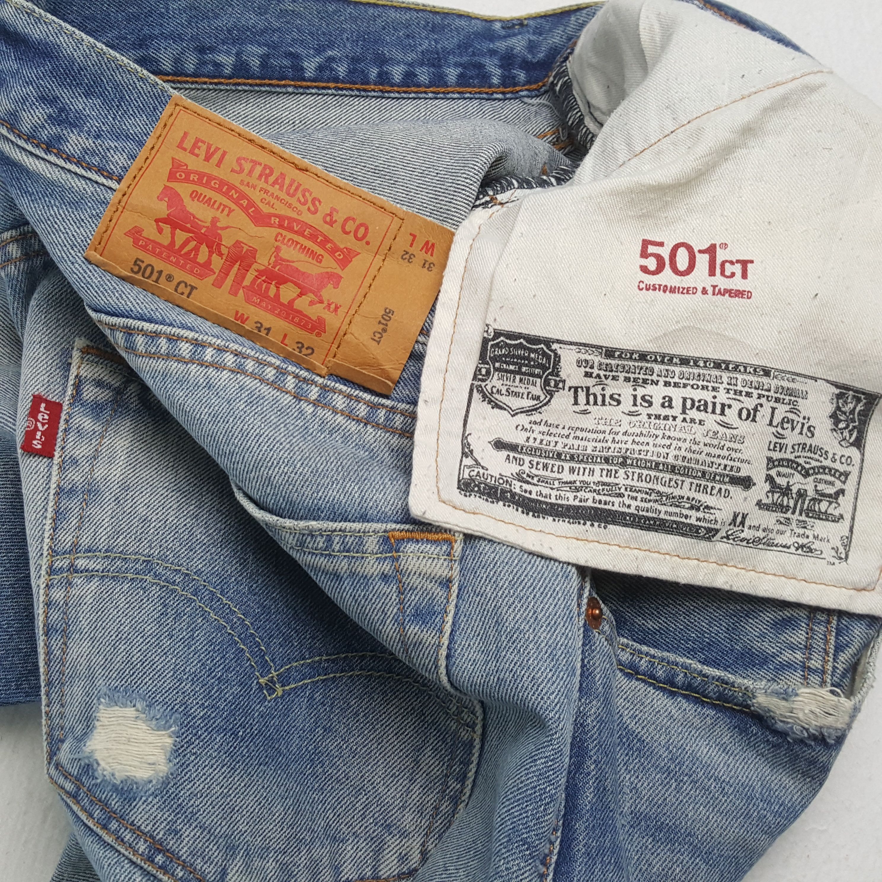 Levi's × Vintage LEVI'S Streetwear Style Distressed Jeans Size US 32 / EU 48 - 14 Thumbnail