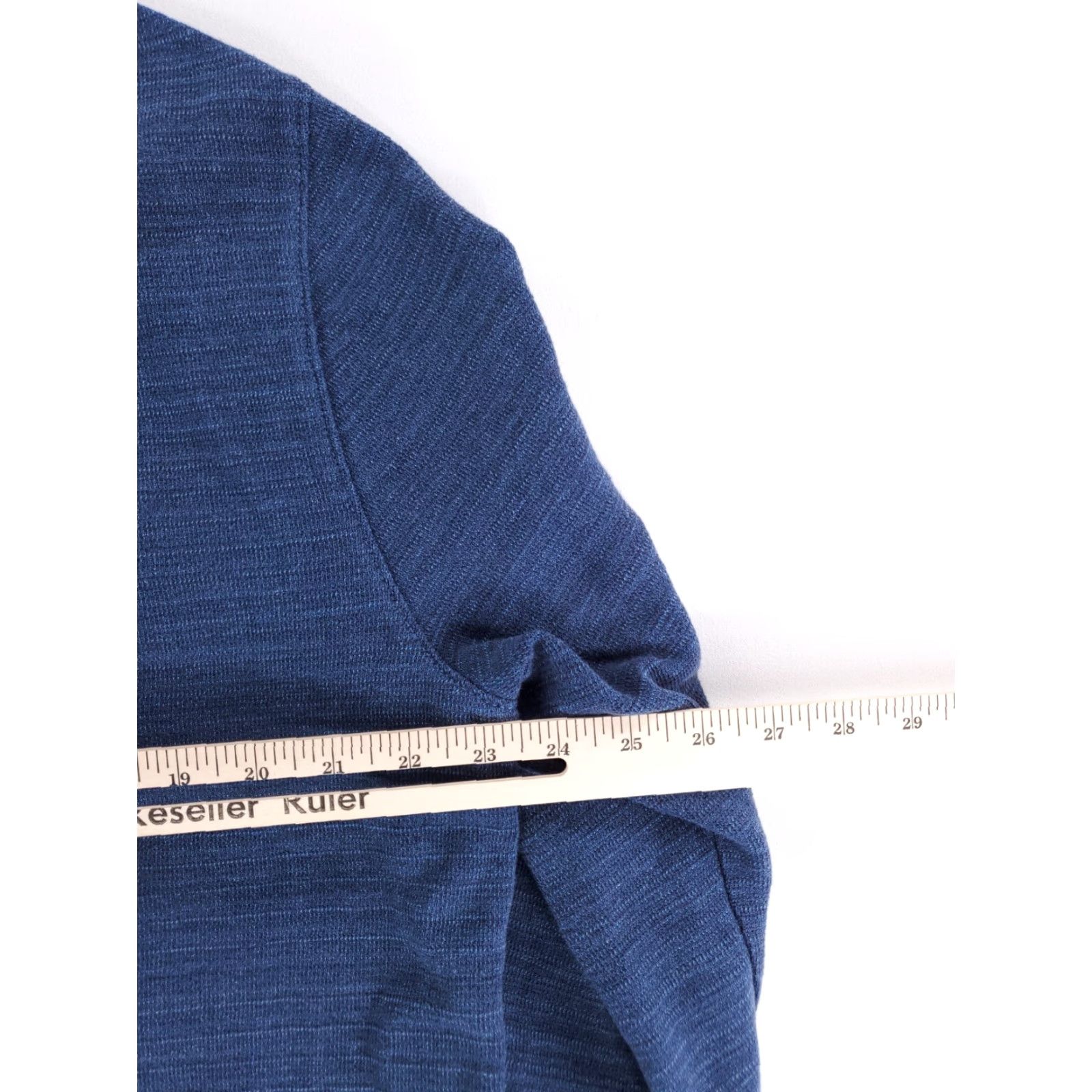 Carbon2Cobalt Carbon 2 Cobalt Sweatshirt Pullover Henley 4 Button Banded Collar Blue Mens L Size US L / EU 52-54 / 3 - 6 Thumbnail