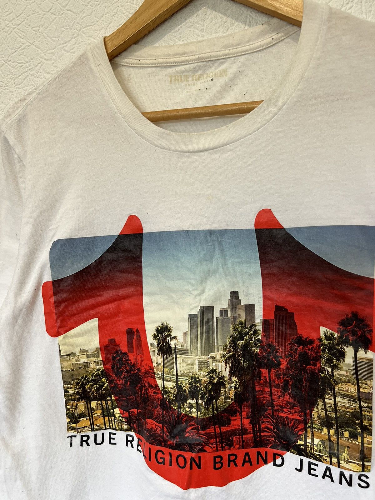 True Religion True Religion White T Shirt Tee Size US M / EU 48-50 / 2 - 2 Thumbnail