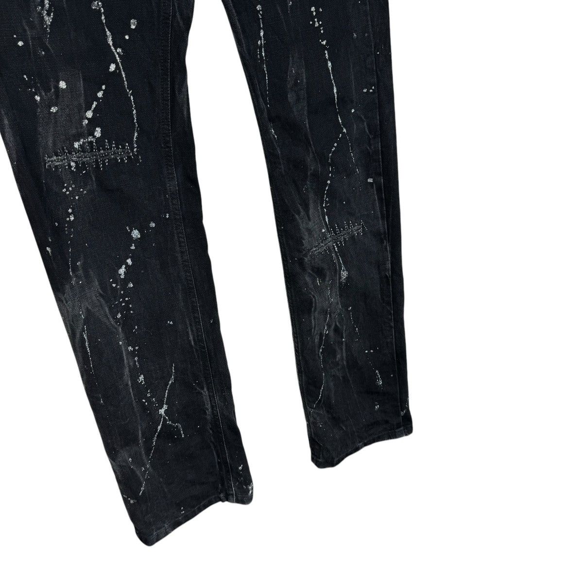 If Six Was Nine 🌟00s LAGUST PAINT SPLASHED DENIM PANTS Size US 32 / EU 48 - 4 Thumbnail
