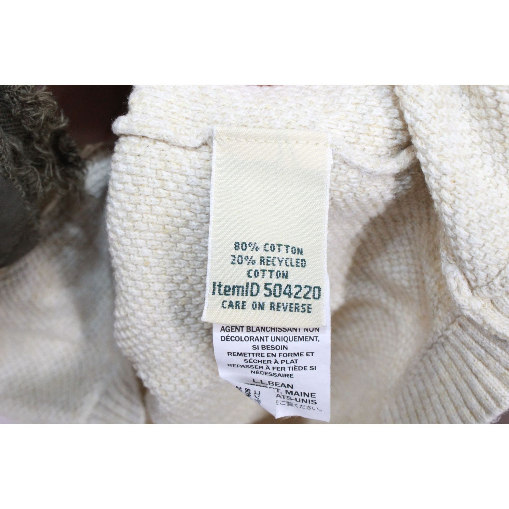 L.L. Bean LL Bean Women's Cotton Long Sleeve Pullover Sweater Size S / US 4 / IT 40 - 8 Thumbnail