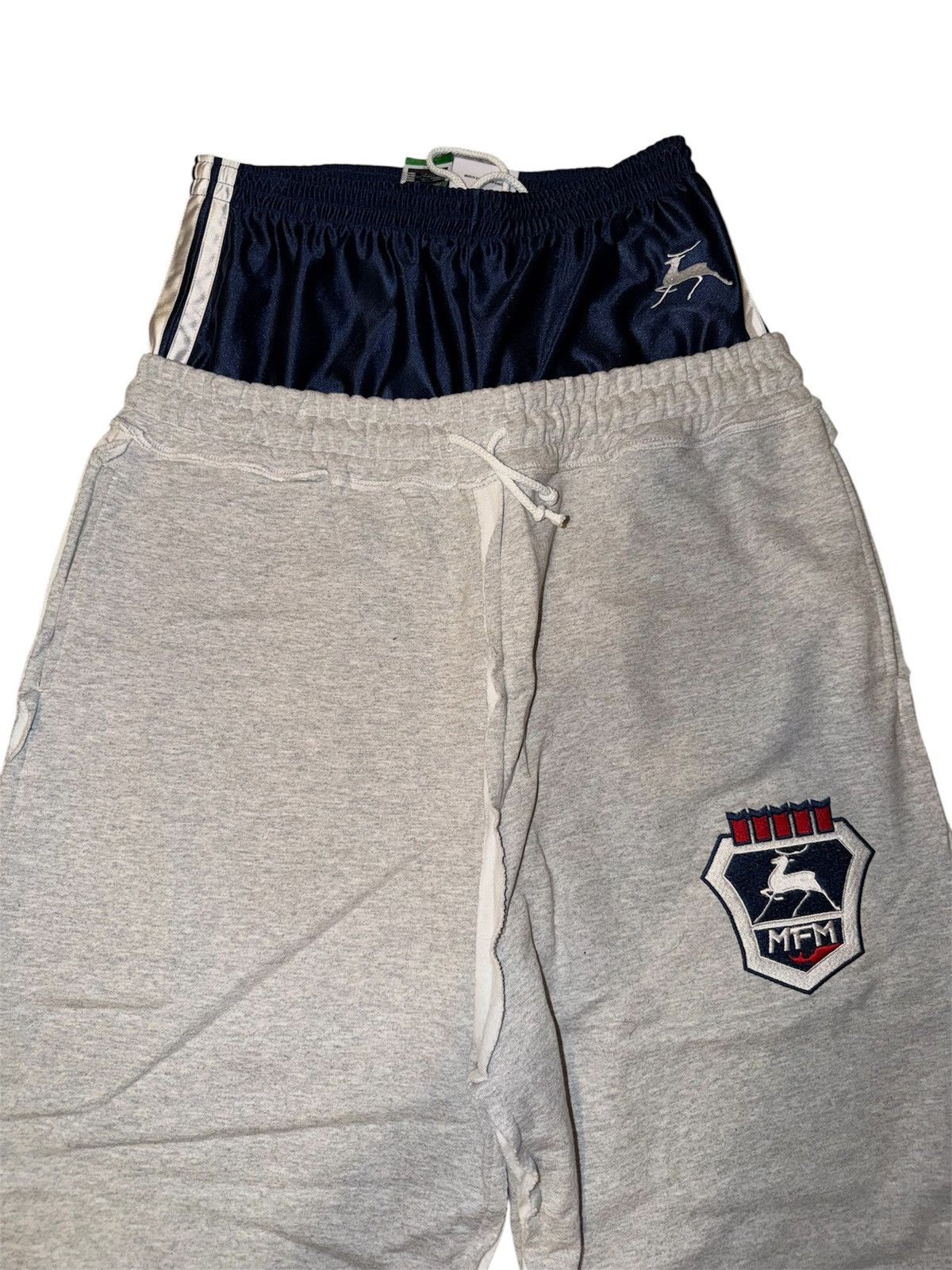 Greedy Unit × murd333r.fm Greedy Unit x Murd333r.Fm x ComplexCon Grey Sweatpants Size US 34 / EU 50 - 3 Thumbnail