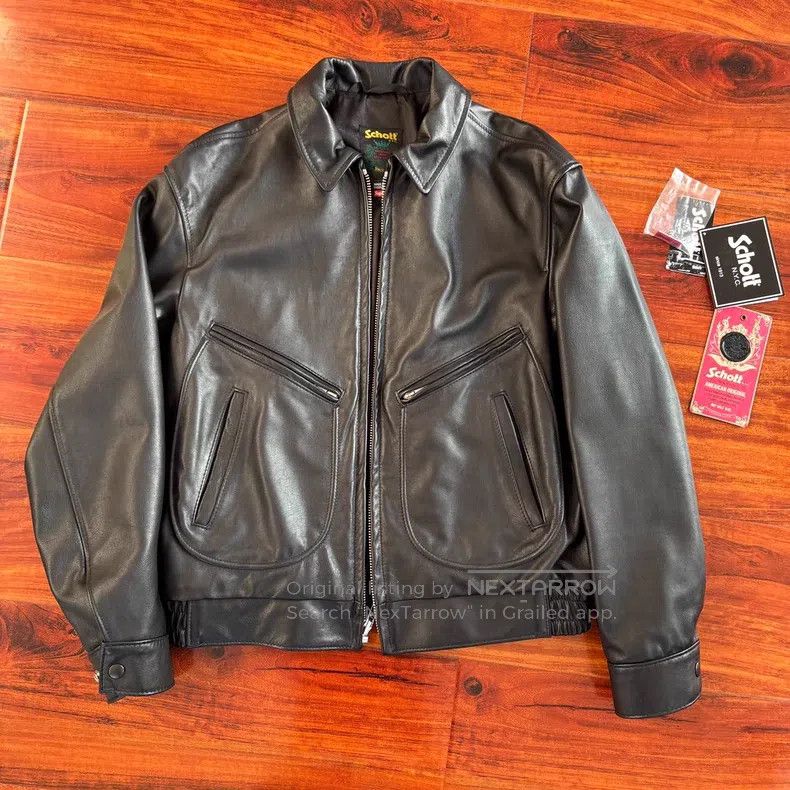 Schott Schott Co-branded cowhide leather jacket Size US M / EU 48-50 / 2 - 1 Thumbnail