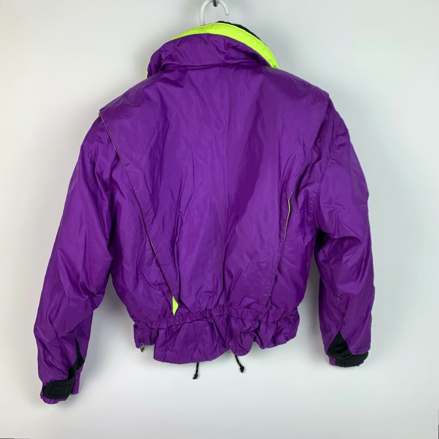 Vintage VINTAGE Mountain Goat Purple Ski Parka Coat Jacket M Medium - 1980s Nylon Windbreaker Ski Jacket Mens Womens Size M / US 6-8 / IT 42-44 - 6 Thumbnail