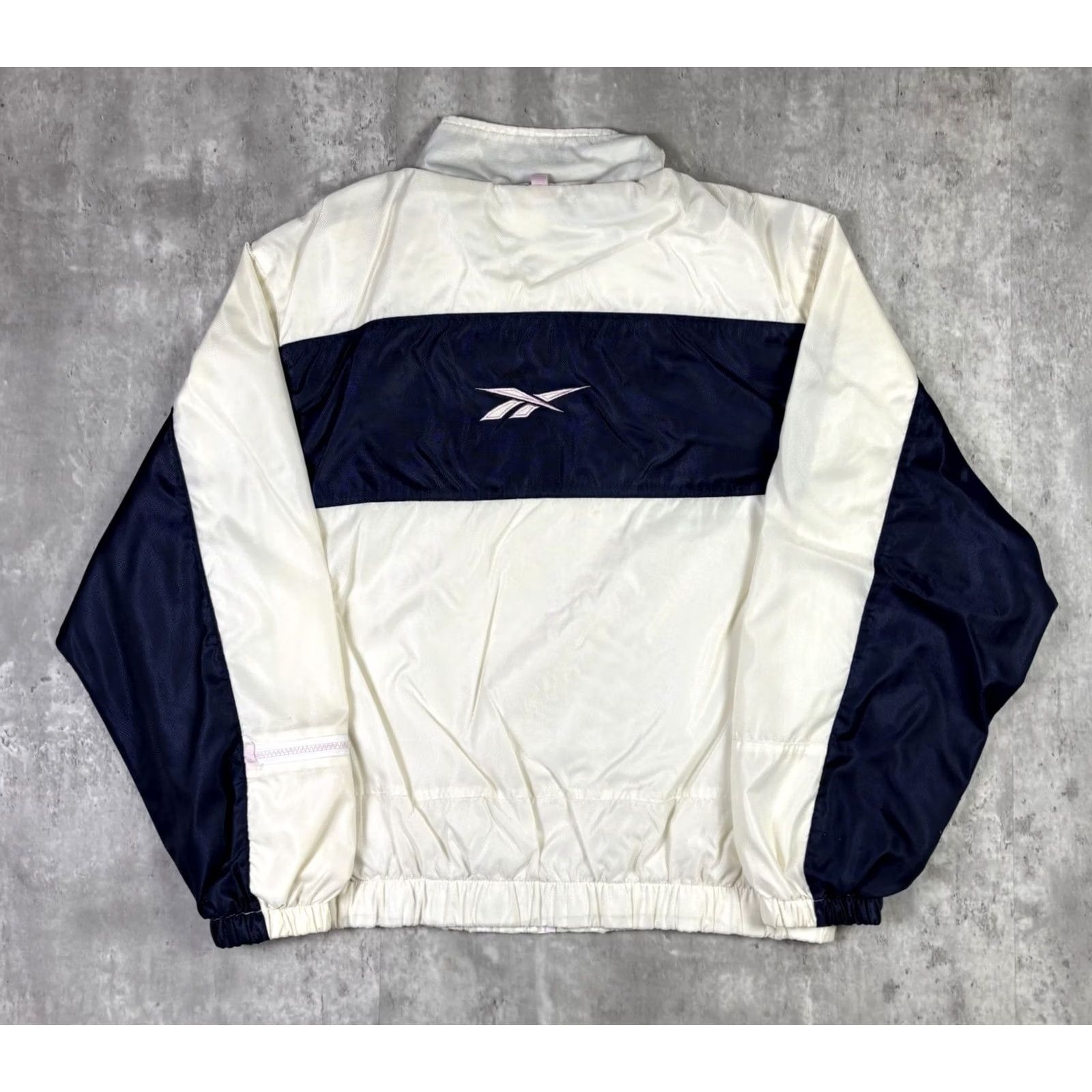 Reebok 90s Reebok Windbreaker Jacket XL Activewear Womens Blue White Size XL / US 12-14 / IT 48-50 - 2 Thumbnail