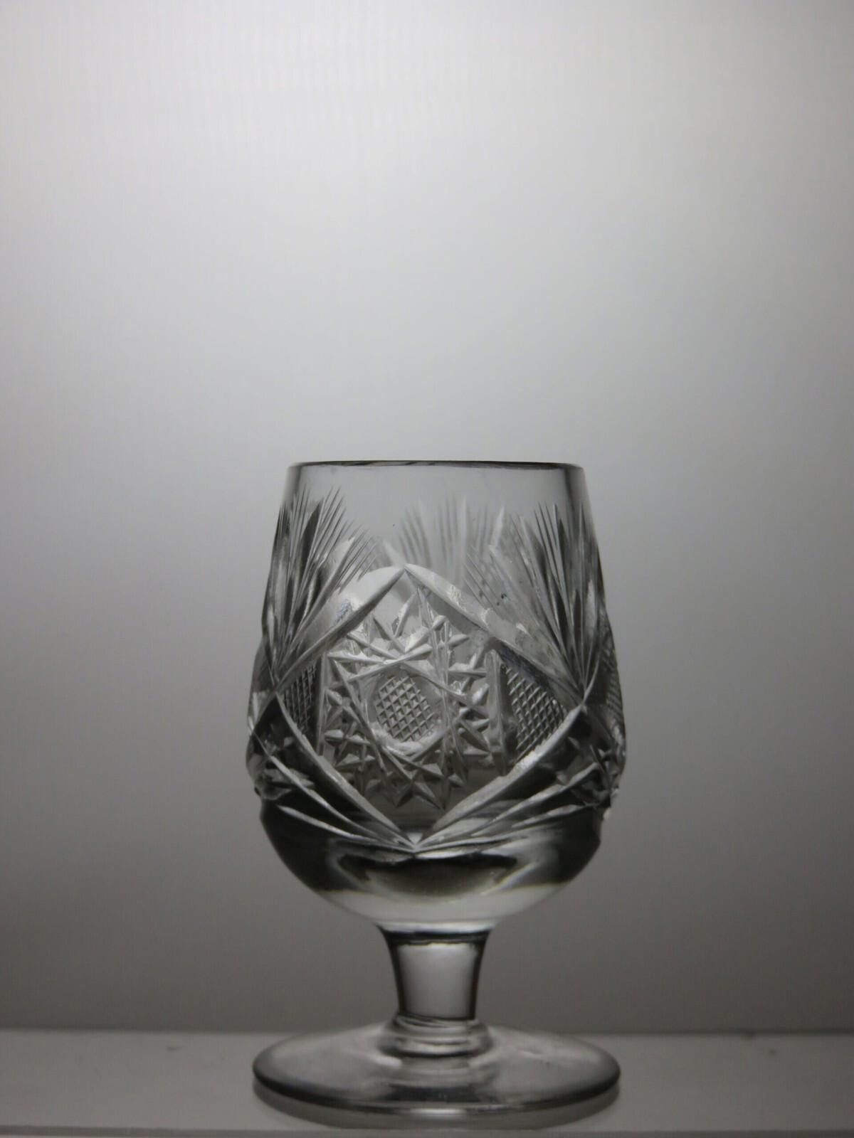 Poeme Bohemien Bohemia Crystal Hobstar Cut Glass Set Of 6 Shot Glasses Size ONE SIZE - 4 Thumbnail