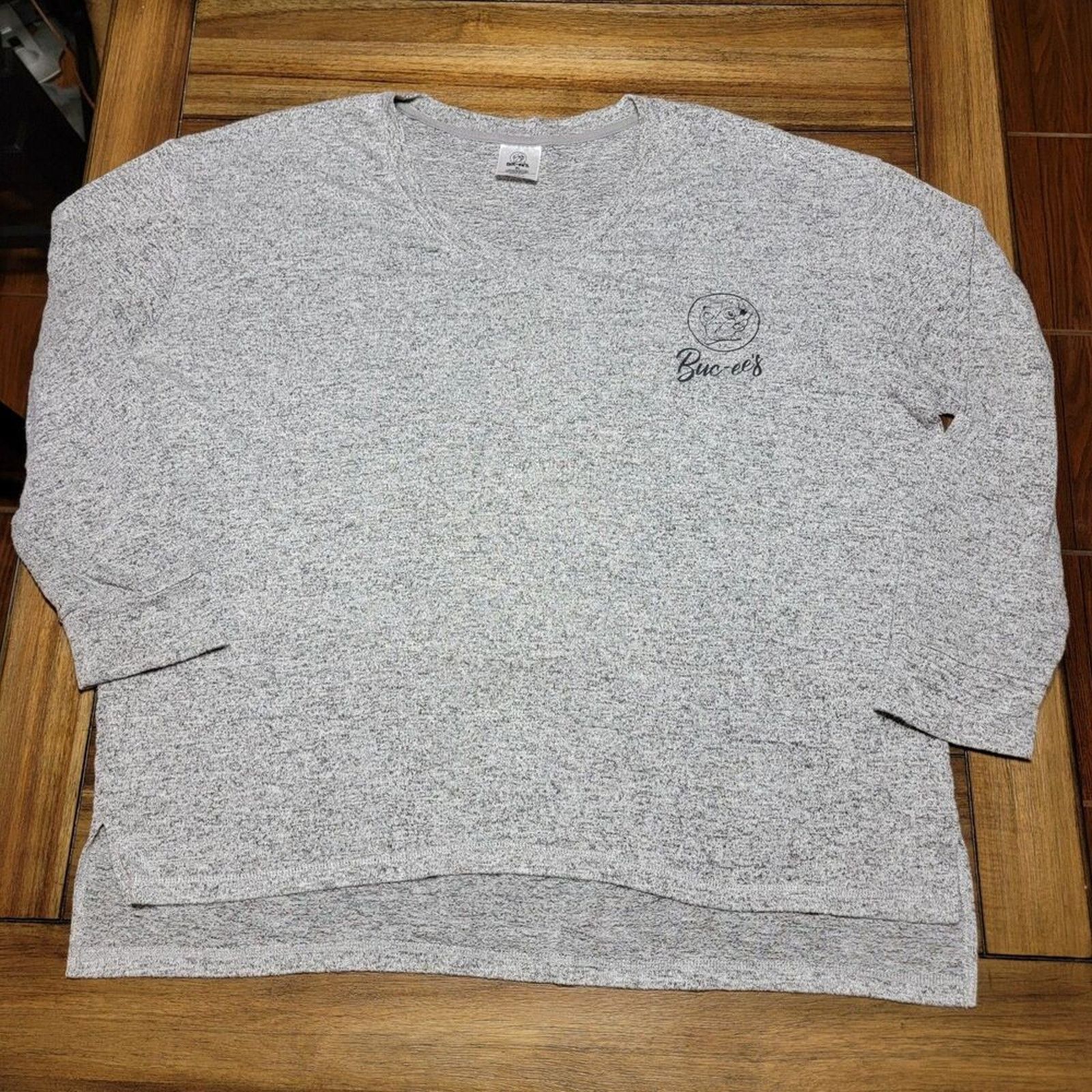 Other Buc-ee's LS Grey Knit V-Neck Oversized Sweater - Size XL Size XL / US 12-14 / IT 48-50 - 1 Thumbnail