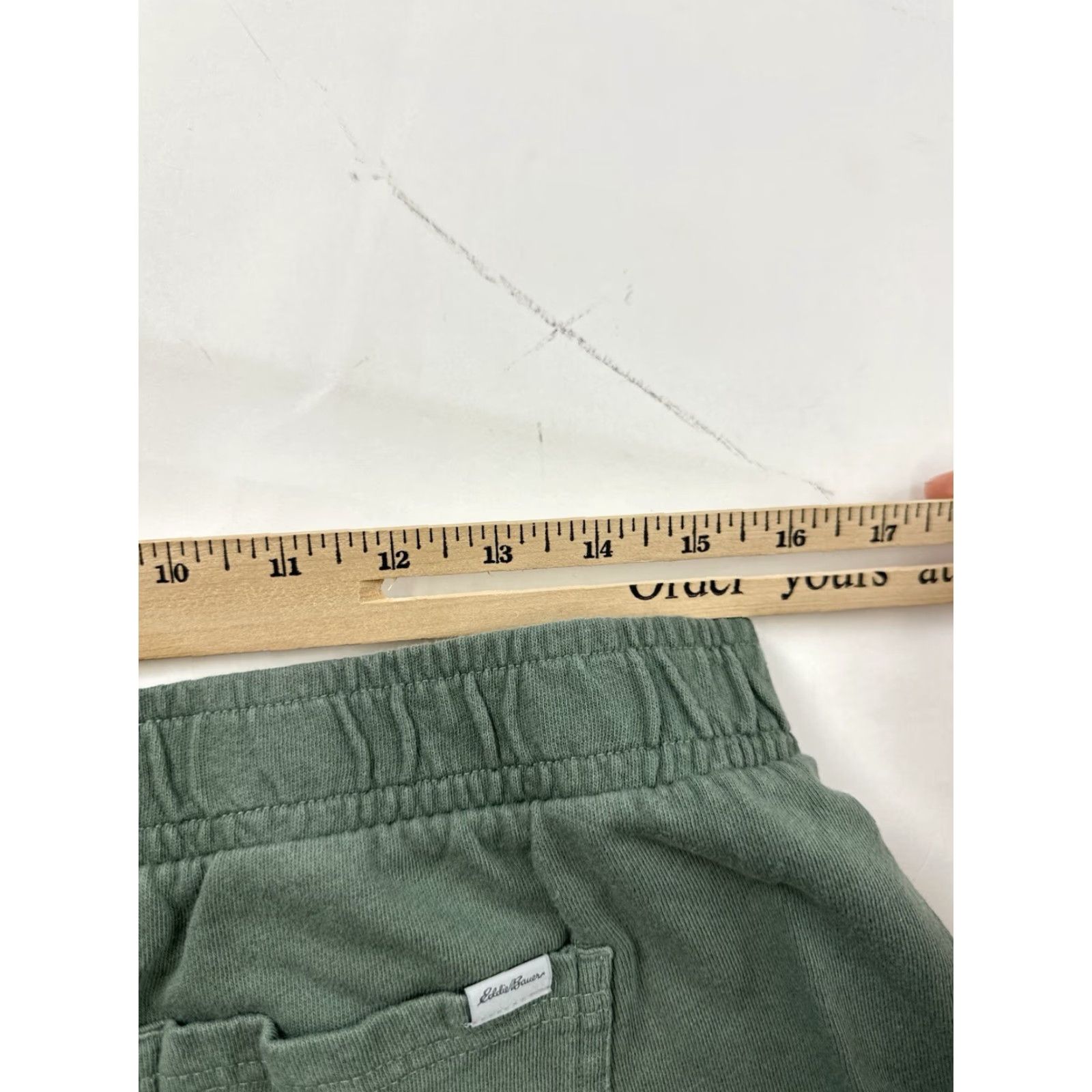 Eddie Bauer VINTAGE Eddie Bauer Women's Sleep Shorts L Green Fleece Lounge 80s Bedtime Size 36" / US 14 / IT 50 - 5 Thumbnail