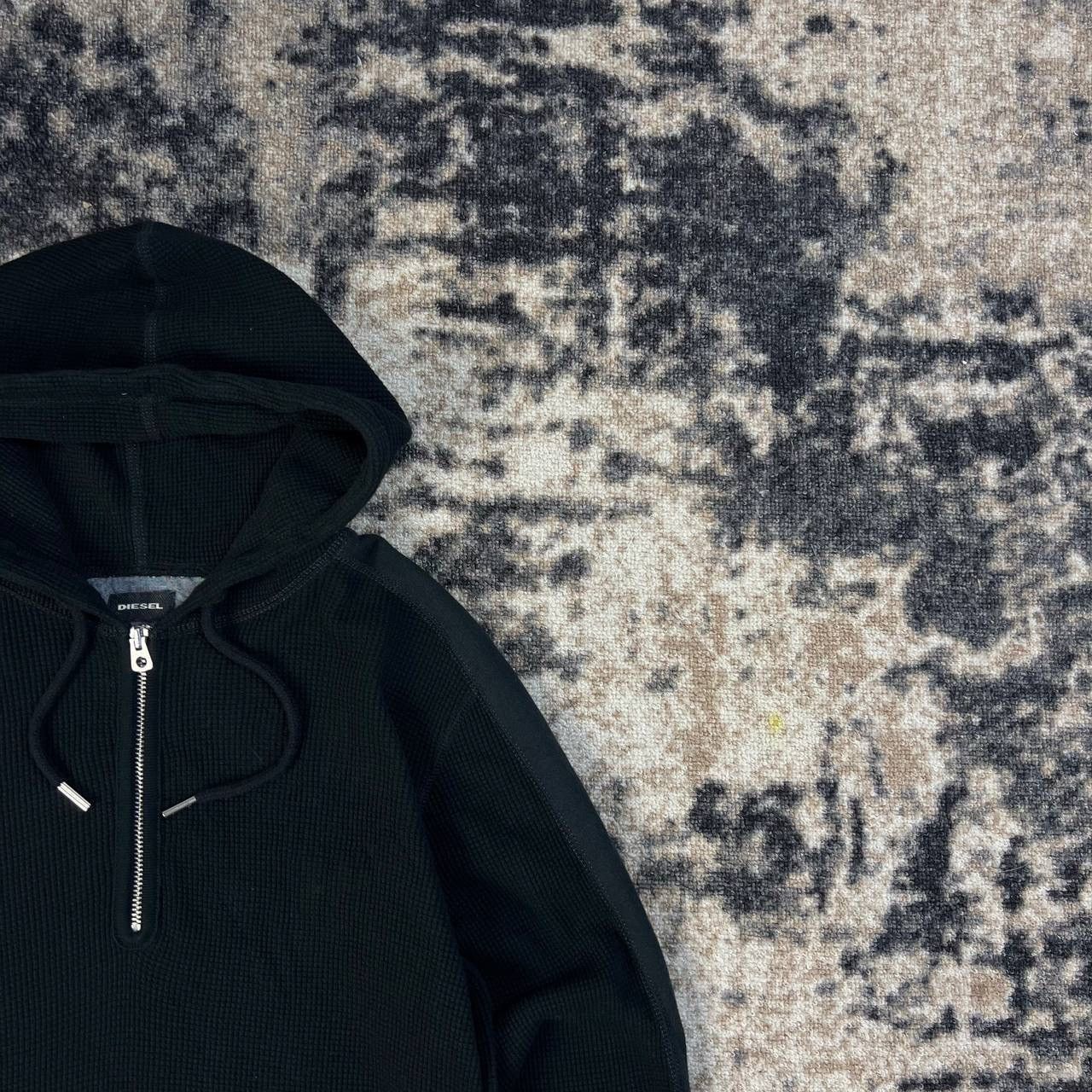 Diesel Diesel Luxury Mini Logo 1/4 Zip Up Hoodie Streetwear Style Size US L / EU 52-54 / 3 - 2 Thumbnail
