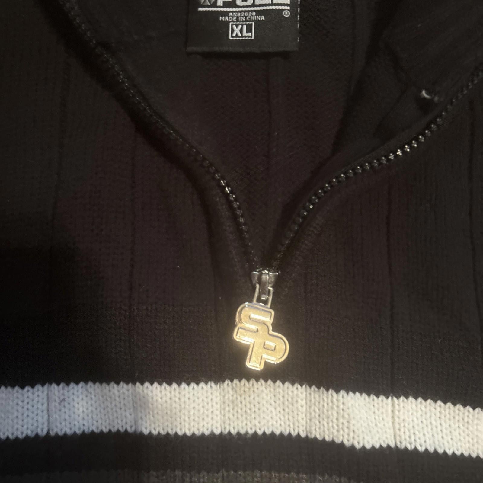 Southpole South Pole Shirt Mens Quarter Zip High Neck Sweater Black XL Size US XL / EU 56 / 4 - 4 Thumbnail