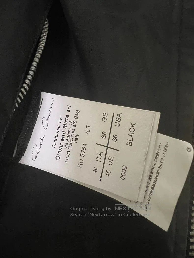 Rick Owens Rick Owens Motorcycle rider leather coat jacket. Size US S / EU 44-46 / 1 - 9 Thumbnail
