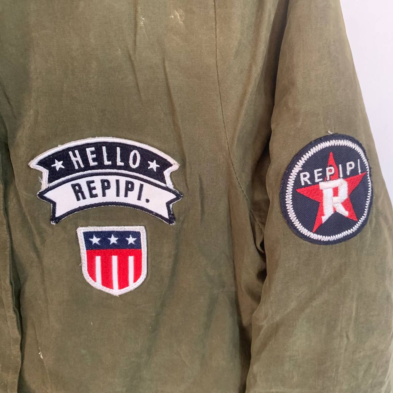 Designer Repipi Armario Long Sweater Jacket Army Style XS Size US XS / EU 42 / 0 - 6 Thumbnail