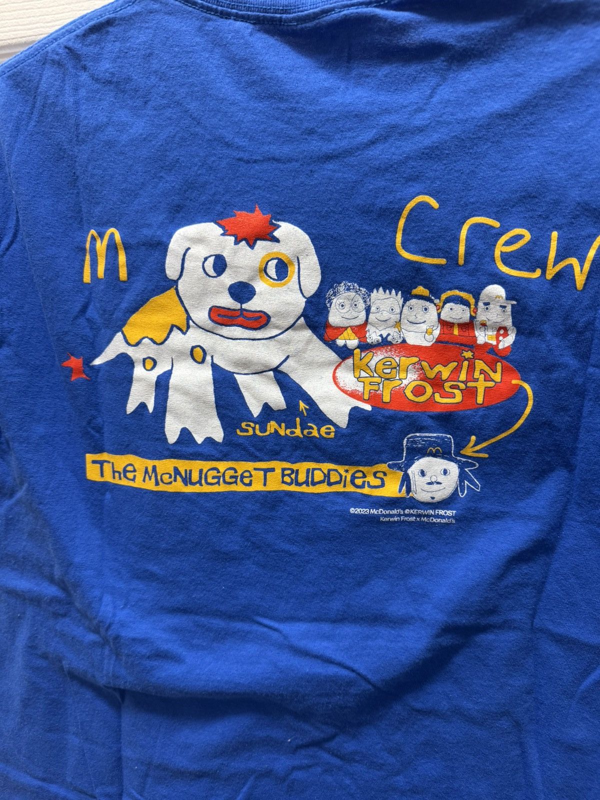 Asspizza McDonalds x Kerwin Frost Mcnugget Buddies 2023 Crew Shirt Size US S / EU 44-46 / 1 - 6 Thumbnail