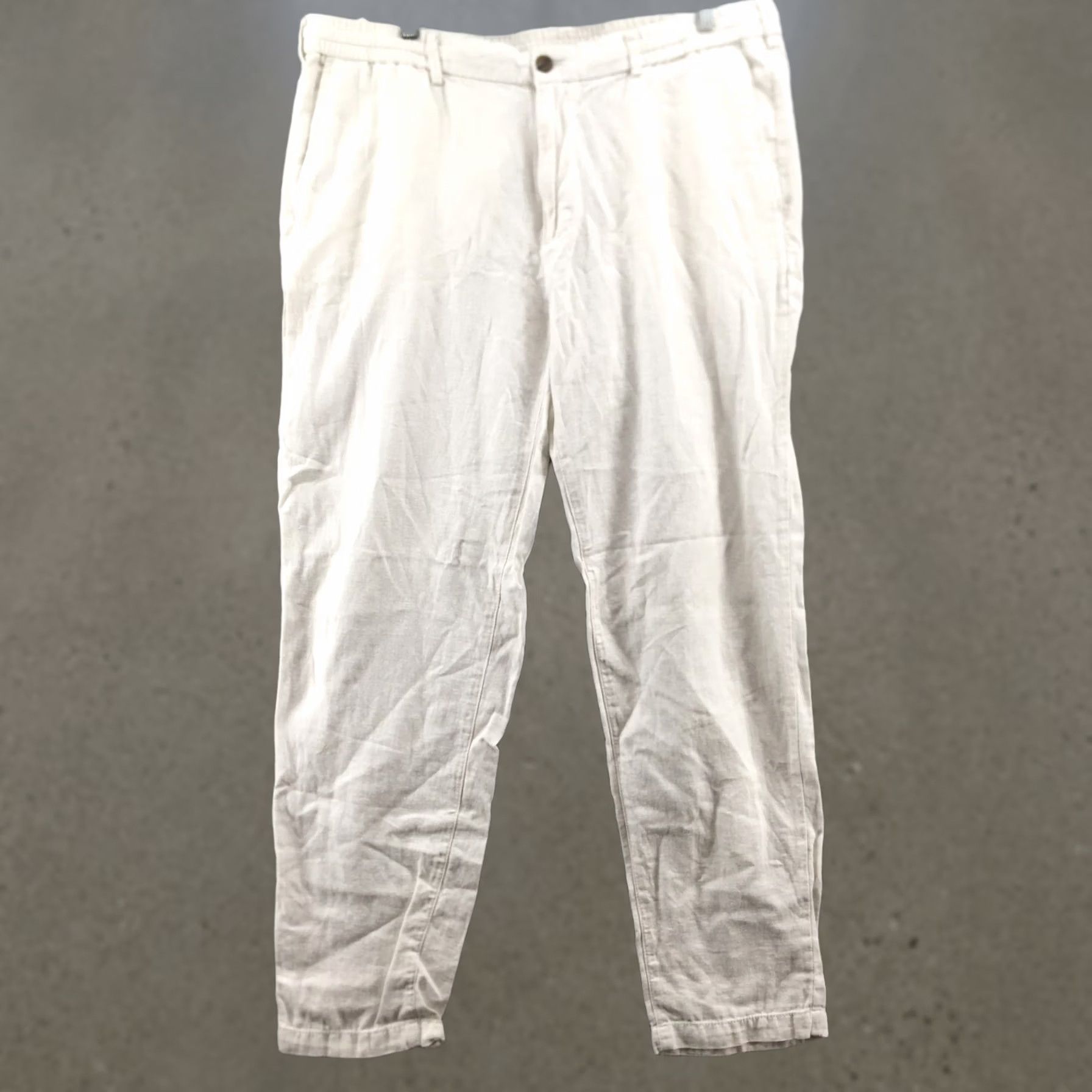 Banana Republic Banana Republic Athletic Fit Chino Pants Womens 38x30.5 White Zip Chino Pants Athletic Fit Womens 38 White Zip Size 26" / US 2 / IT 38 - 1 Thumbnail