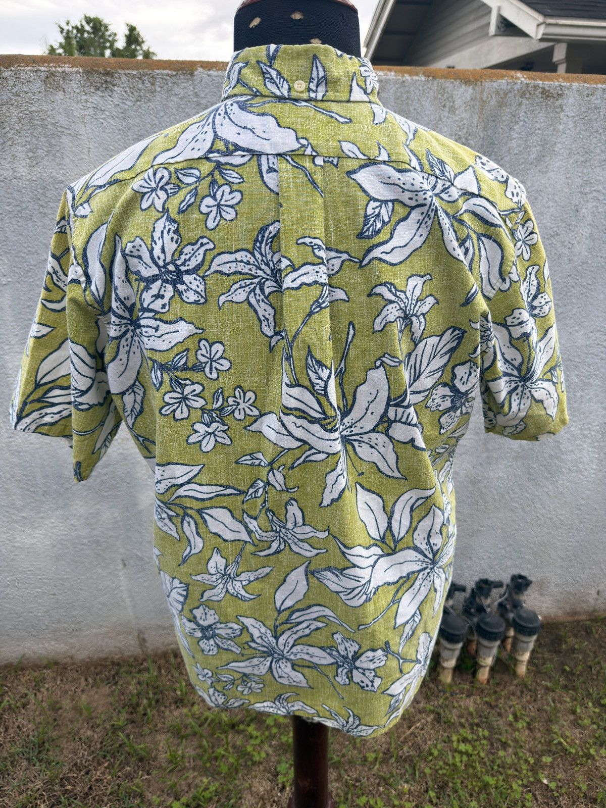 Reyn Spooner PreOwned Reyn Spooner Classic Fit Green Hawaiian Men's M Size US M / EU 48-50 / 2 - 2 Thumbnail