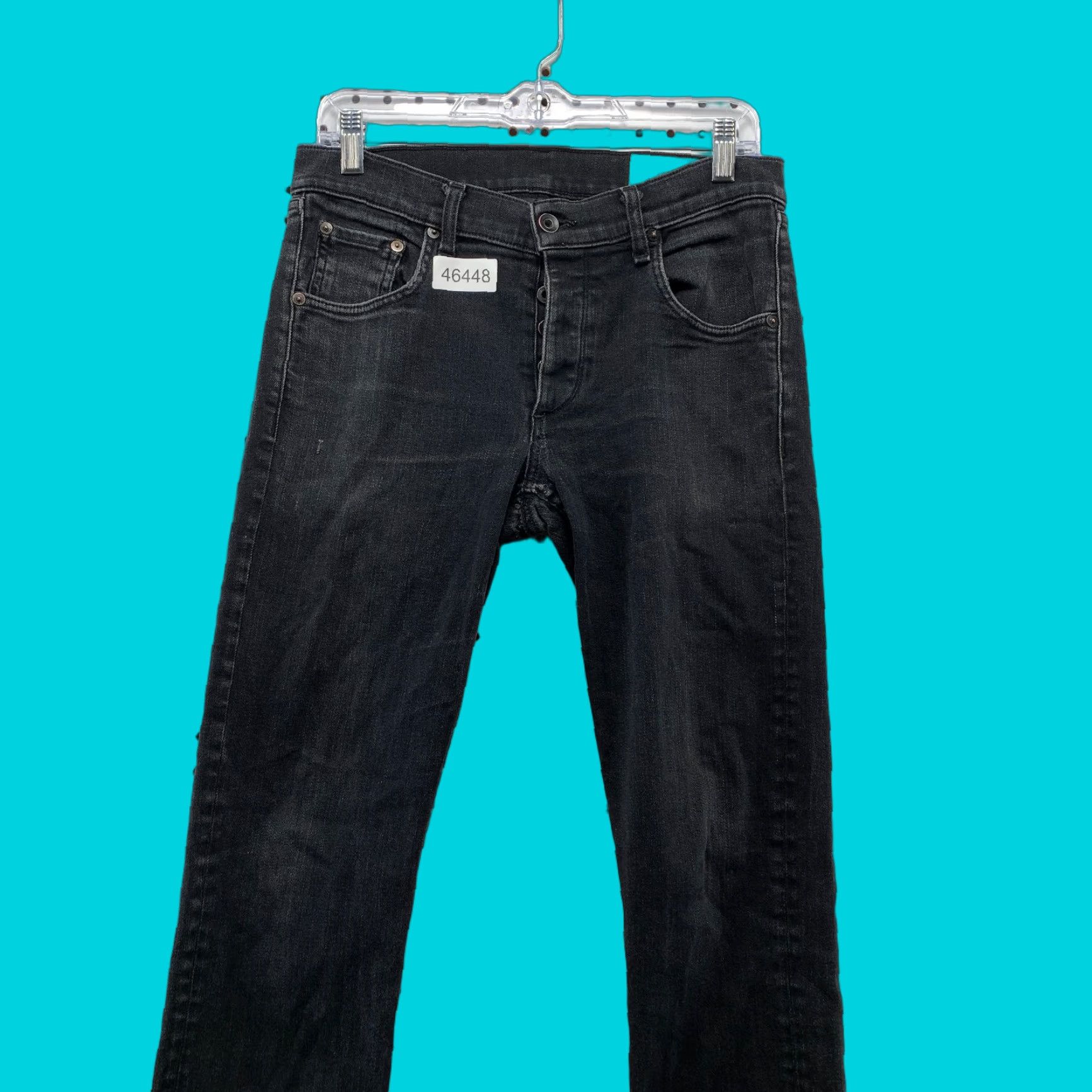 Rag & Bone rag & bone Skinny Denim Jeans Mens 30x32 Slim Leg Punk 2 Button Fly Blue Denim Jeans Mens Size 30 32 Slim Fit Punk mid rise 5-pocket Dinosaur? Size US 30 / EU 46 - 1 Thumbnail