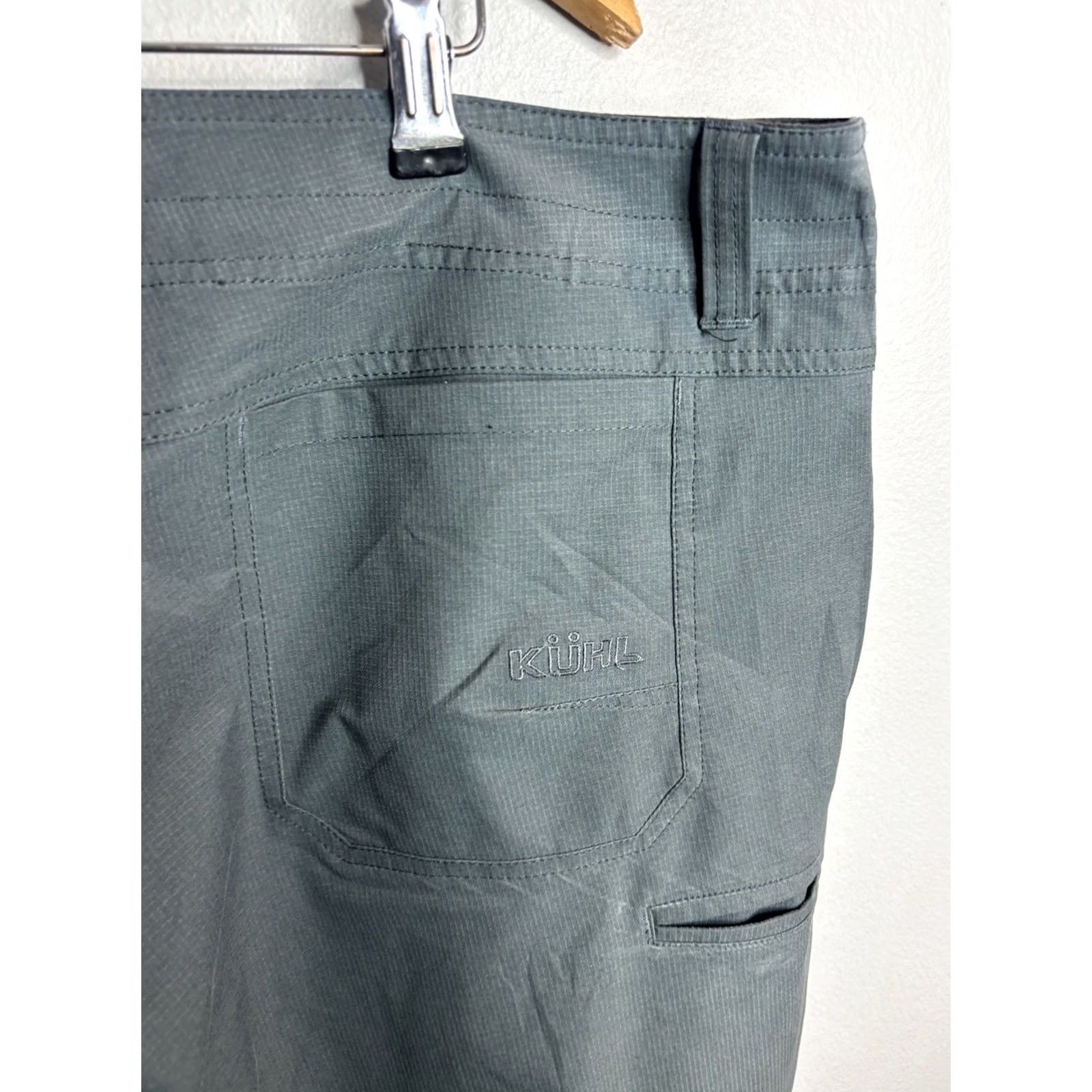 Vintage Kuhl Silencr Pants Mens 42x30 Gray Outdoor Hike Tech Workwear Cargo Straight 5166 Size US 42 / EU 58 - 5 Thumbnail