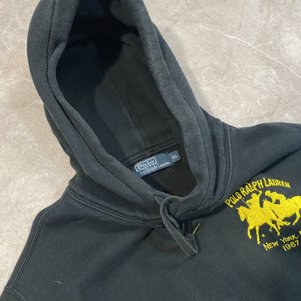 Vintage VINTAGE POLO RALPH LAUREN HOODIE 3 90s Size US XL / EU 56 / 4 - 7 Thumbnail