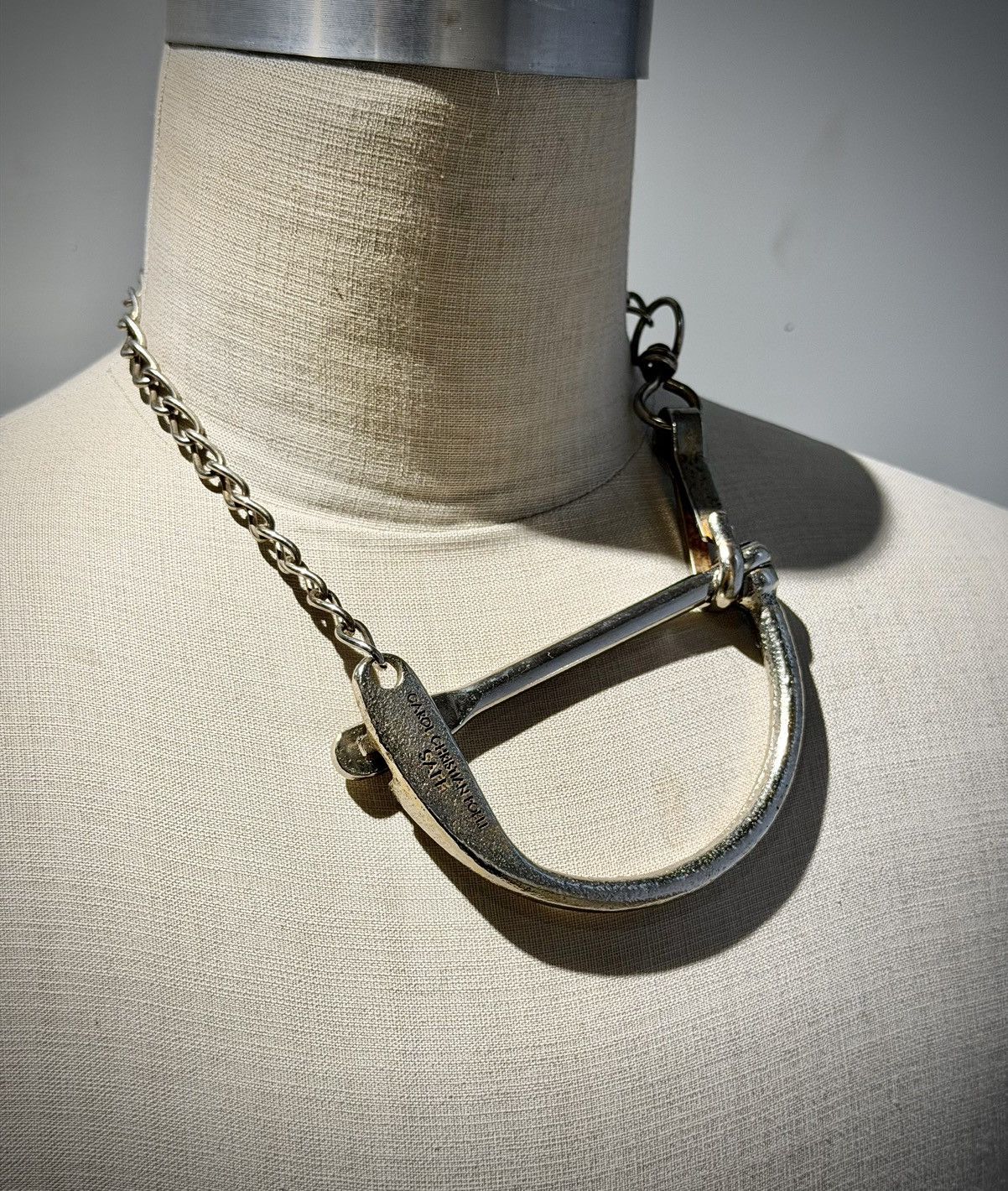 CCP Carol Christian Poell Shoe Hanger Hook In Silver