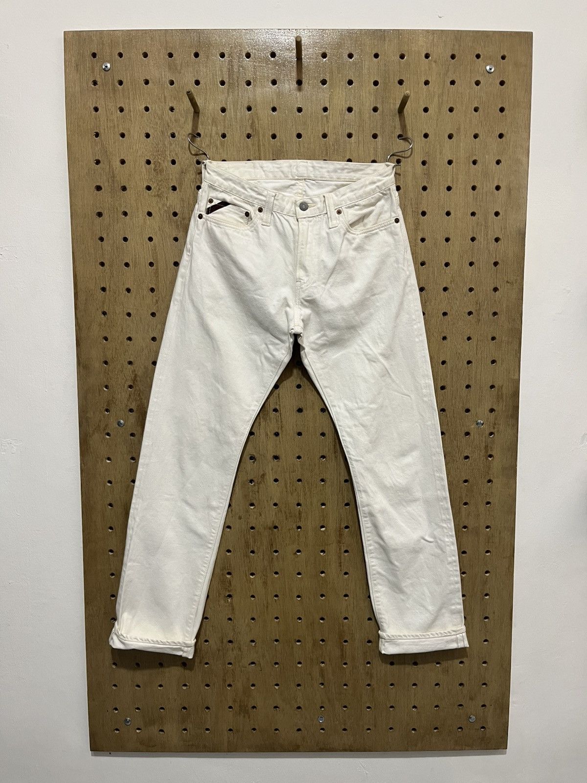 Real Japan Blues Real Japan Blues Flat Head White Selvedge Denim Size US 30 / EU 46 - 1 Thumbnail