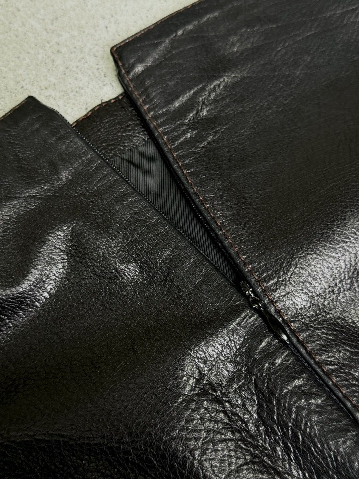 Miu Miu Miu Miu Leather Skirt Size 30" / US 8 / IT 44 - 9 Thumbnail