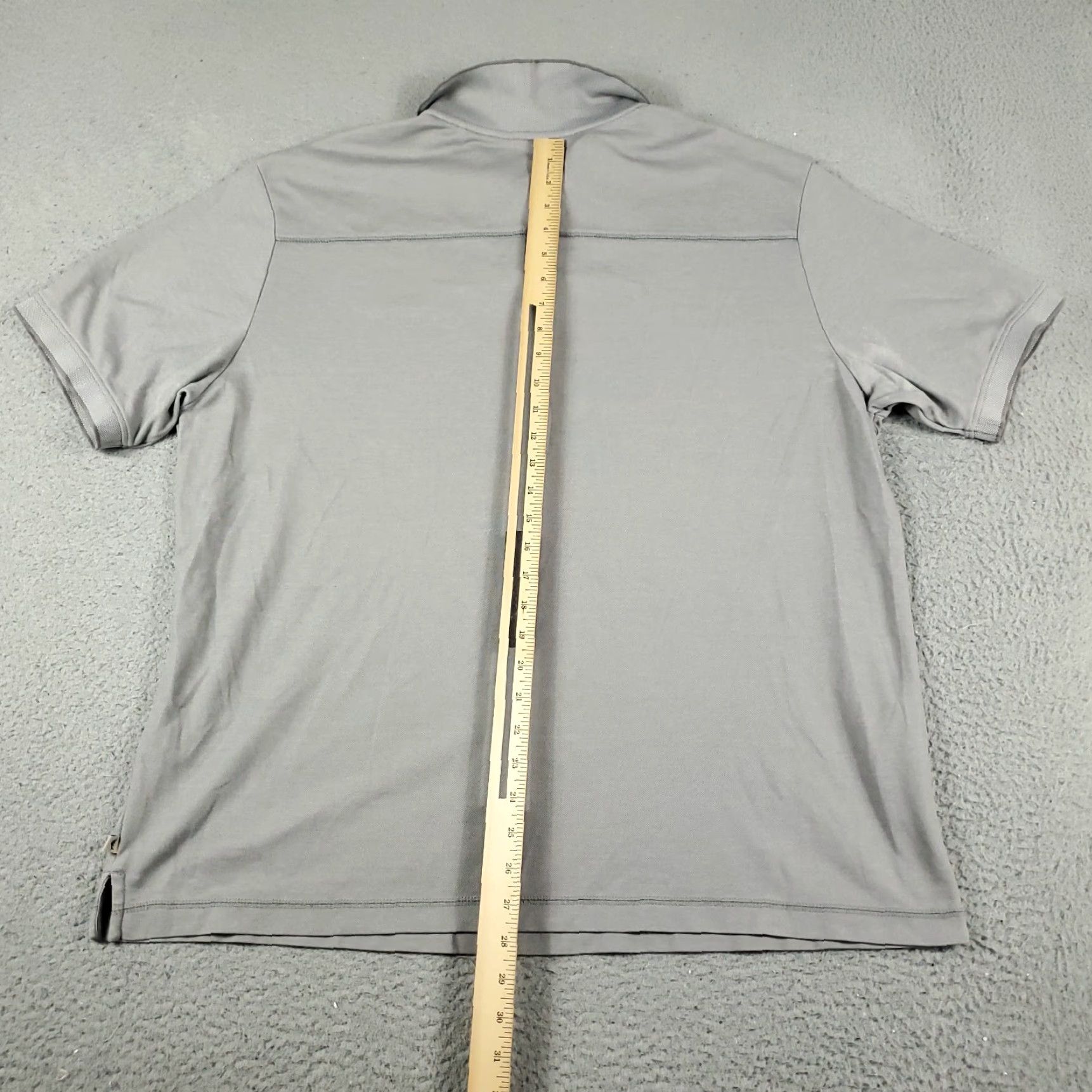 Tommy Bahama Tommy Bahama Polo Shirt Men XL Gray Short Sleeve Casual Cotton Blend Button-Front Classic Polo Mens XL Gray - Preppy Sports American Style Size US XL / EU 56 / 4 - 4 Thumbnail