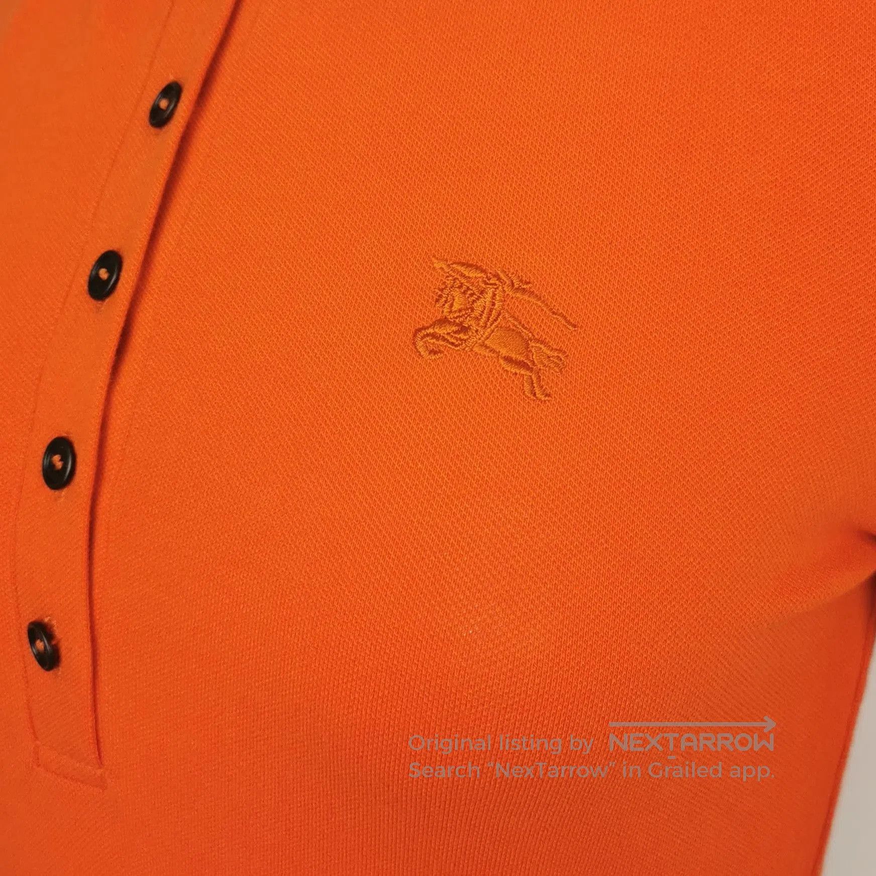 Burberry Burberry Brit Embroidered Cotton Polo Shirt . Size US S / EU 44-46 / 1 - 3 Thumbnail