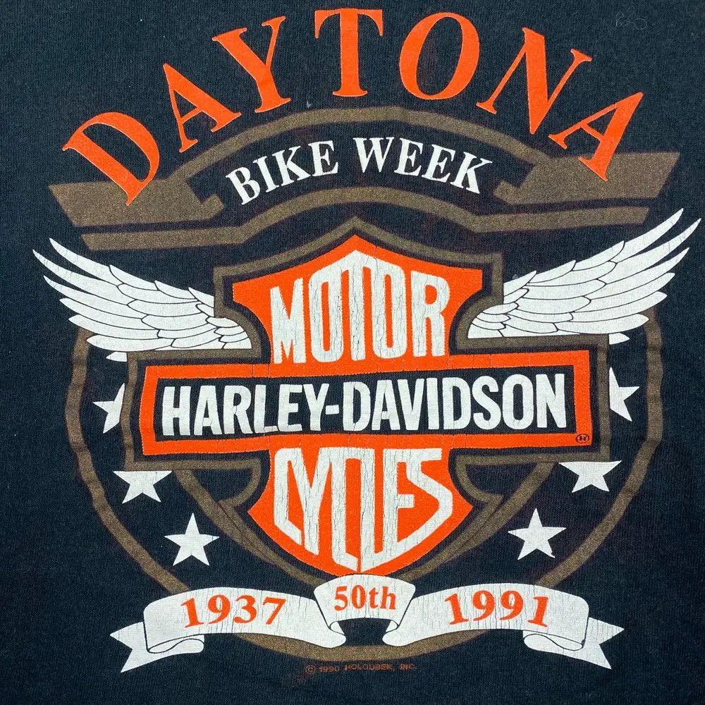 Harley Davidson Vintage 1990 HARLEY DAVIDSON Daytona Bike Week Tank Tops Size US L / EU 52-54 / 3 - 3 Thumbnail