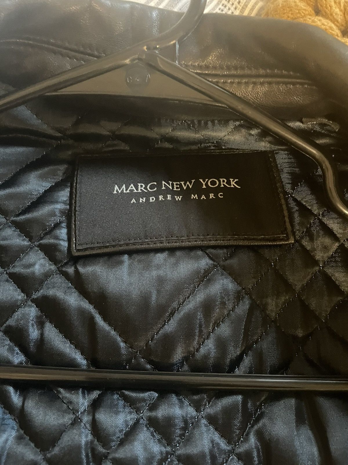 Andrew Marc Marc New York Andrew Marc Men’s Black Leather Jacket Size US L / EU 52-54 / 3 - 3 Thumbnail