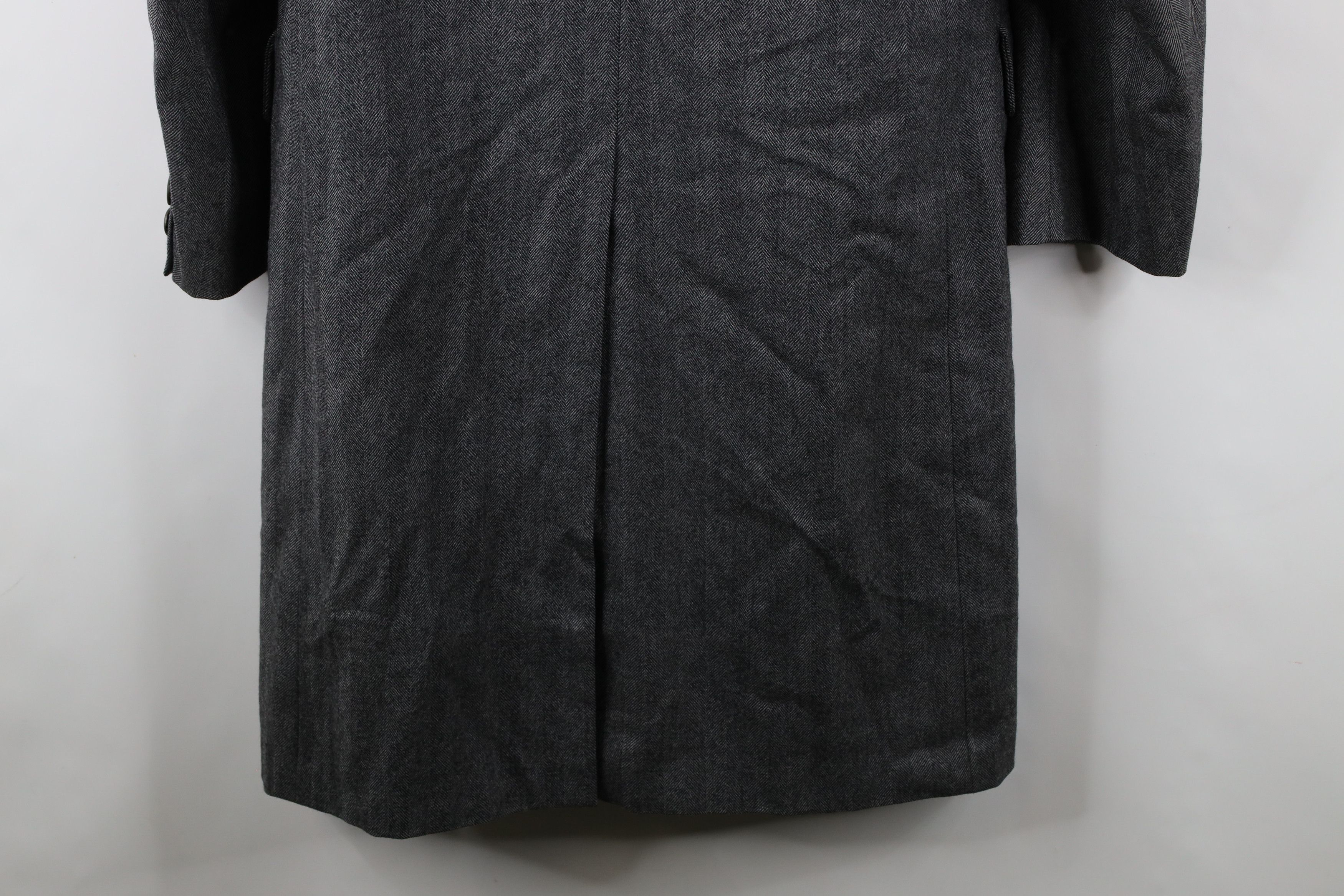 Hickey Freeman × Vintage Vintage 70s Hickey Freeman Overcoat Jacket Gray USA Size US XXL / EU 58 / 5 - 17 Thumbnail