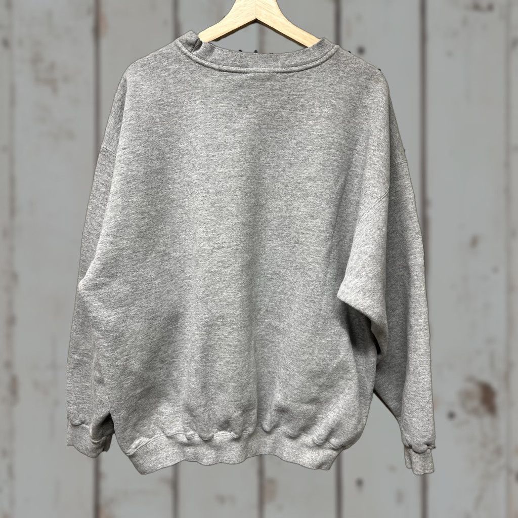 Nike VINTAGE Nike Sweatshirt 90s Made In USA Side Swoosh Crewneck Pullover Size XL Gray Unisex Adults Cotton Blend Embroidered Graphic No Size US XL / EU 56 / 4 - 1 Thumbnail