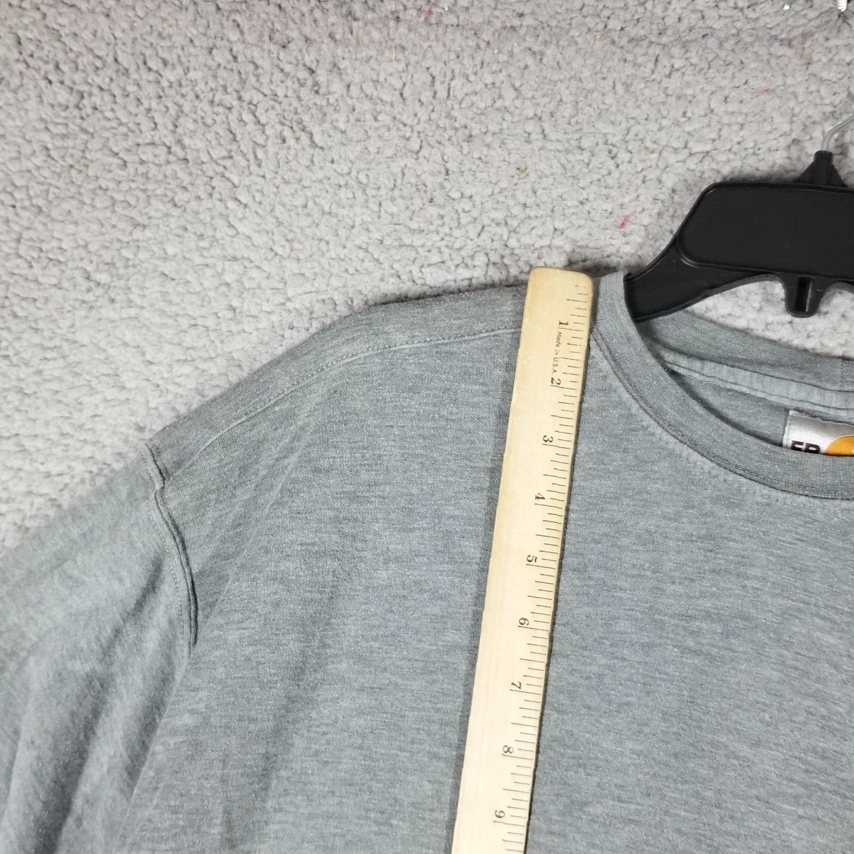 Carhartt Carhartt FR Shirt Mens 3XL Long Sleeve Heather Gray Flame Resistant CAT 2 NFPA 2112 297-31 Jersey Crew Neck Size US XXL / EU 58 / 5 - 4 Thumbnail