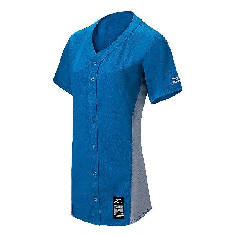 Mizuno Mizuno Women's Pro Full Button Softball Game Jersey, 350581, Size XL / US 12-14 / IT 48-50 - 1 Thumbnail