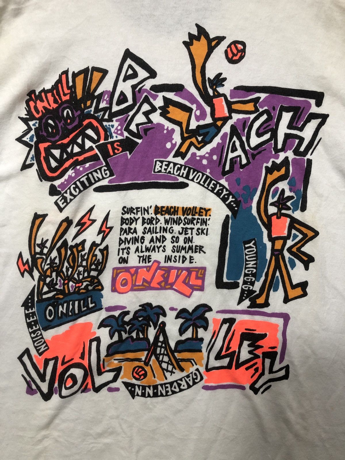 O'Neill Vintage O'neill T-Shirt Size US M / EU 48-50 / 2 - 2 Thumbnail
