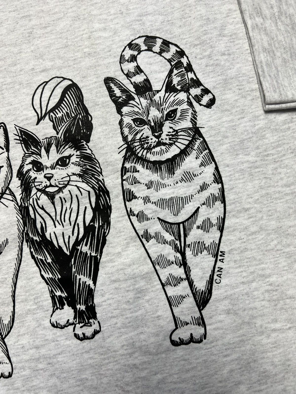 Vintage Tshirt Cats Can AM Screen Stars Vintage 80’s 90’s Size US L / EU 52-54 / 3 - 3 Thumbnail