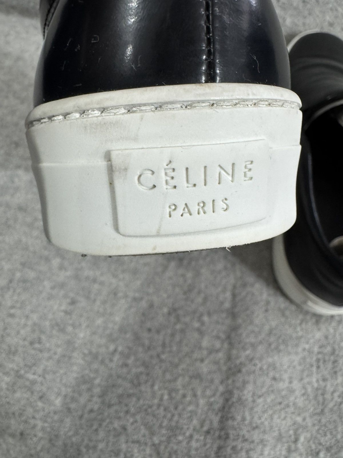 Celine Celine Paris Slip On Sneaker 25 Loafers size 38,5 black Size US 8.5 / IT 38.5 - 9 Thumbnail