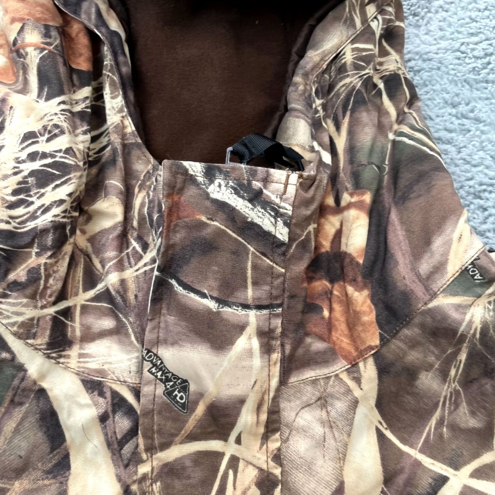 Vintage VINTAGE Cabela's Jacket Mens XL Brown Camo Real Tree Coat Insulated Hooded Full Zip Parka Brown Camouflage Regular Fit Men XL Jacket Size US XL / EU 56 / 4 - 5 Thumbnail