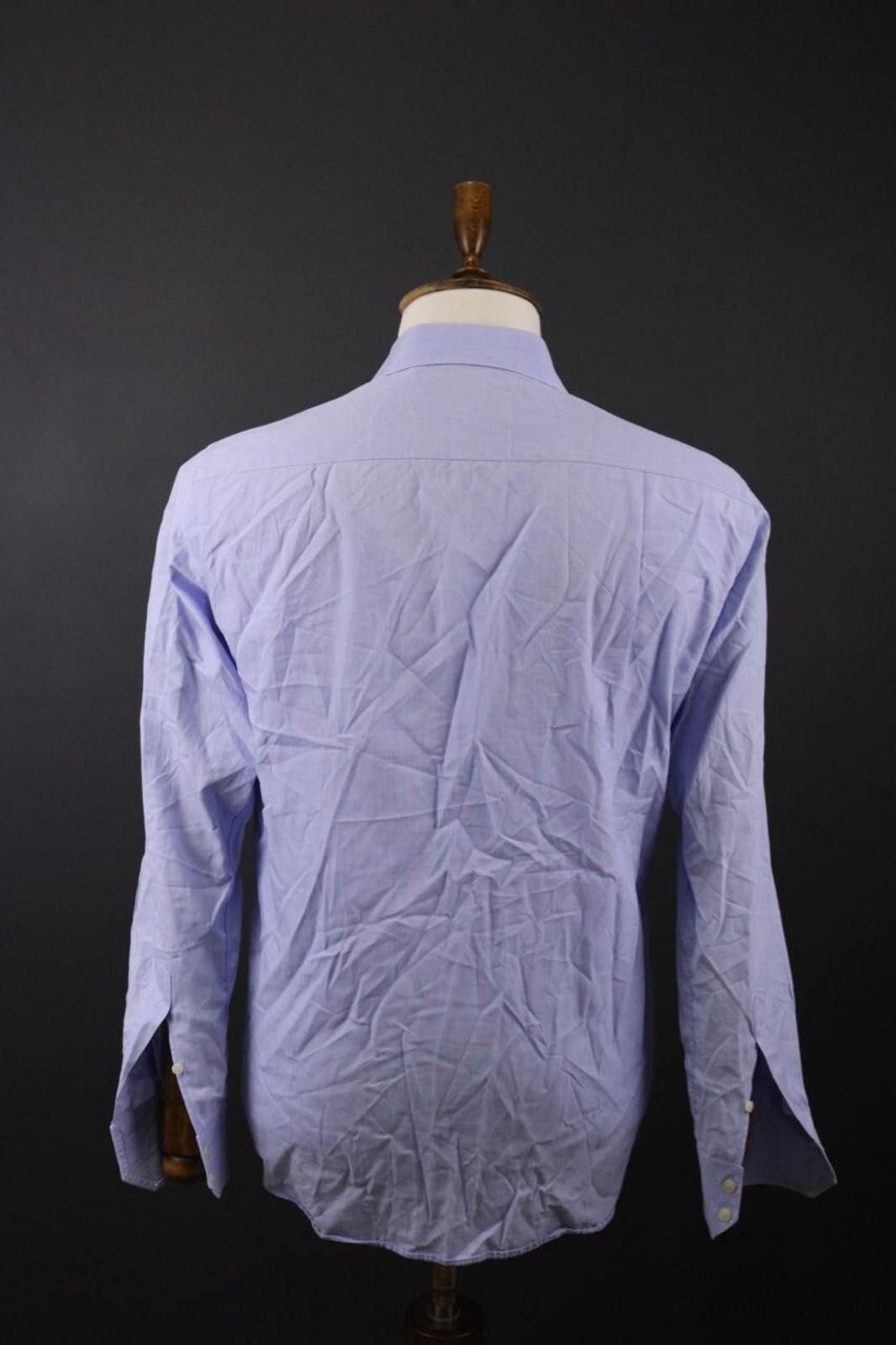 Romeo Gigli Romeo Gigli Milano Blue Long Down Shirt Size 39 / 15 Size US M / EU 48-50 / 2 - 5 Thumbnail
