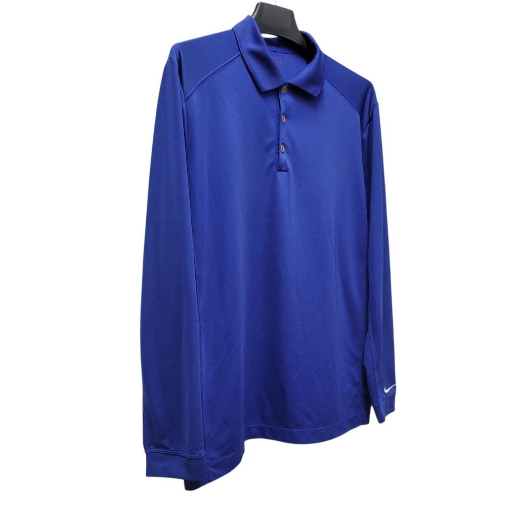 Nike Nike Golf Tour Performance Dri-FIT Long-Sleeves Collared Blu Size US M / EU 48-50 / 2 - 5 Thumbnail